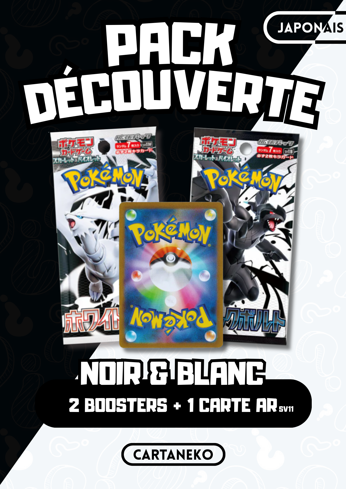 Pack découverte Pokémon Noir & Blanc